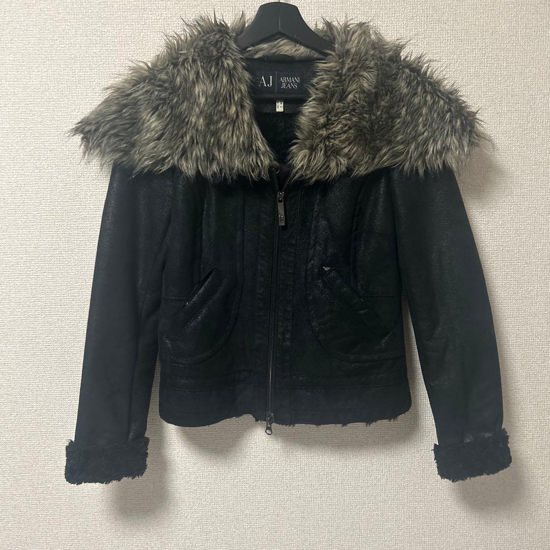 アルマーニ ARMANIファー ボア ジャケット