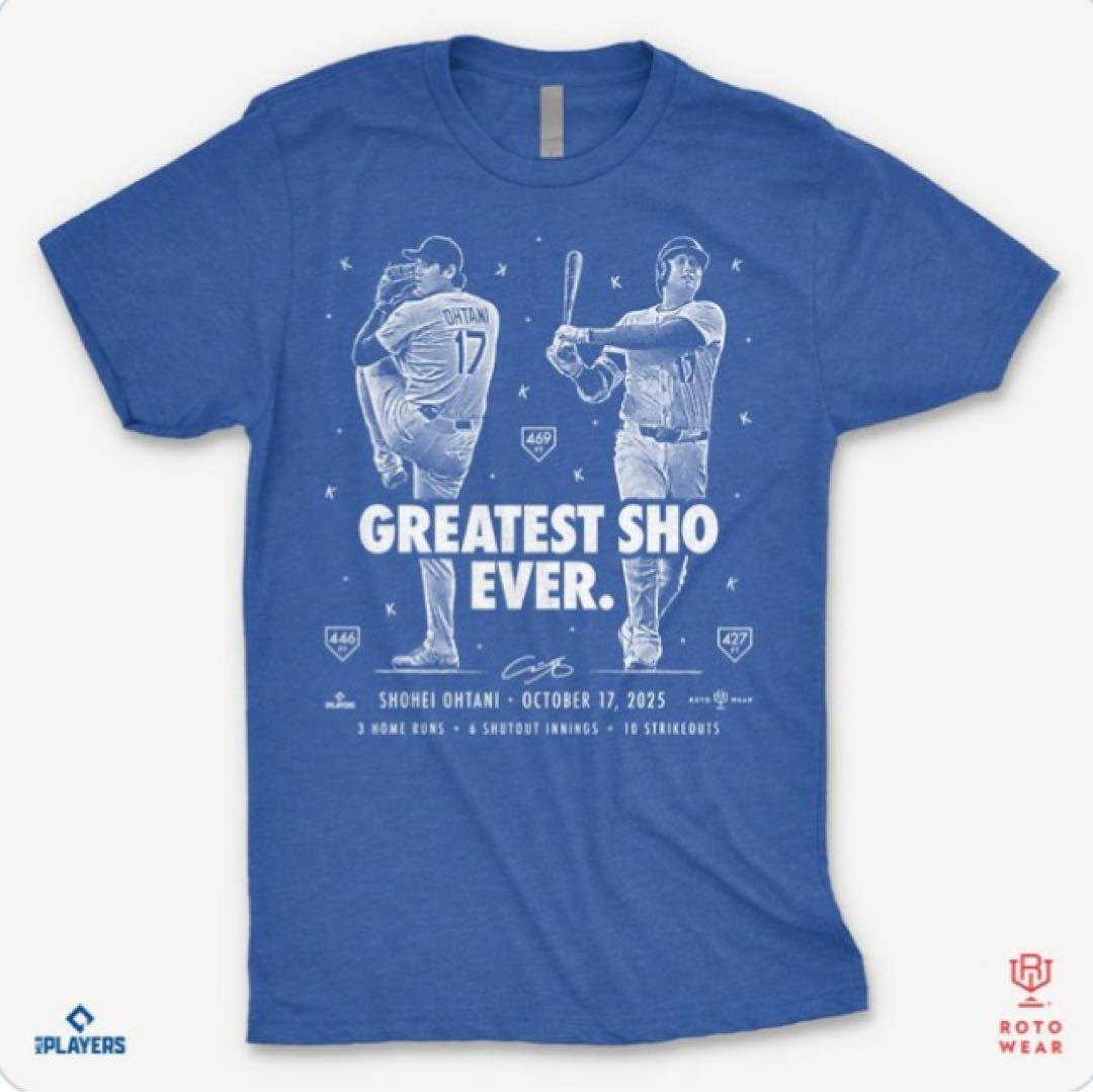 大谷翔平　GREATEST SHO Tシャツ Lサイズ　新品
