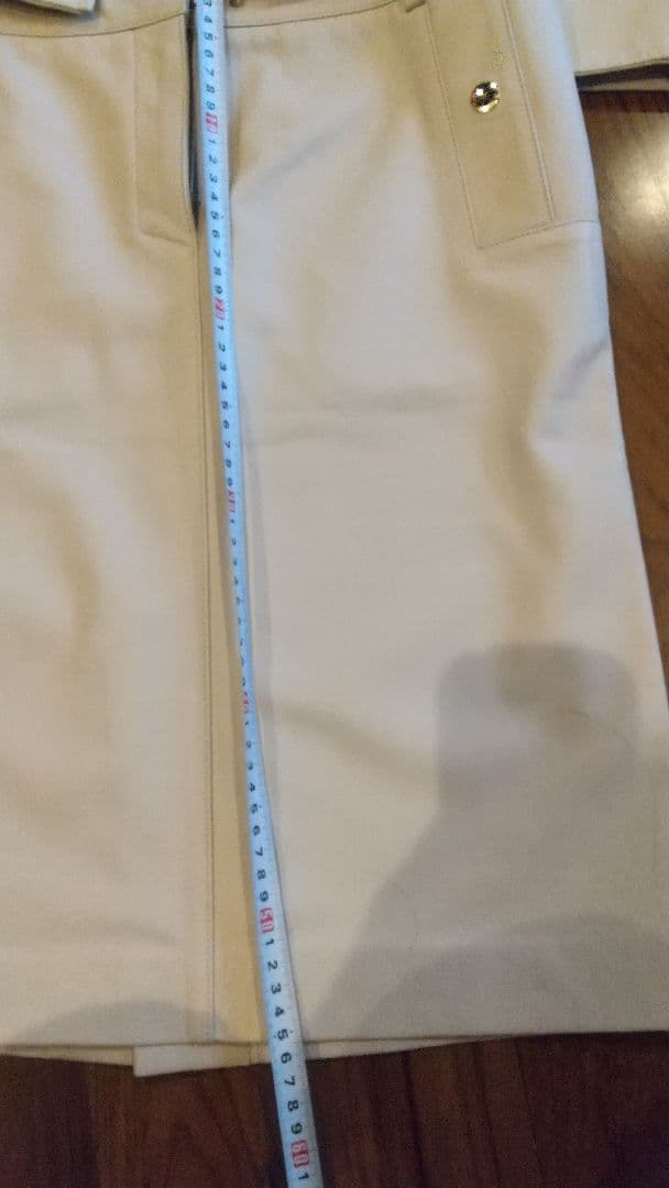 レザー セットアップ アイボリー