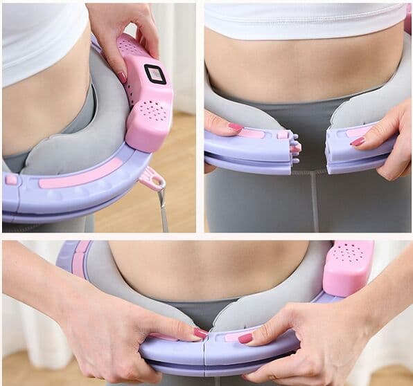 スマートフラフープ取り外し可能调整の可能性自动复帰落ちないフラフープ