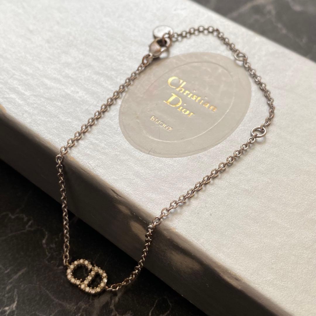 DIOR クレール ディー リュヌ ラインストーン ブレスレット シルバー