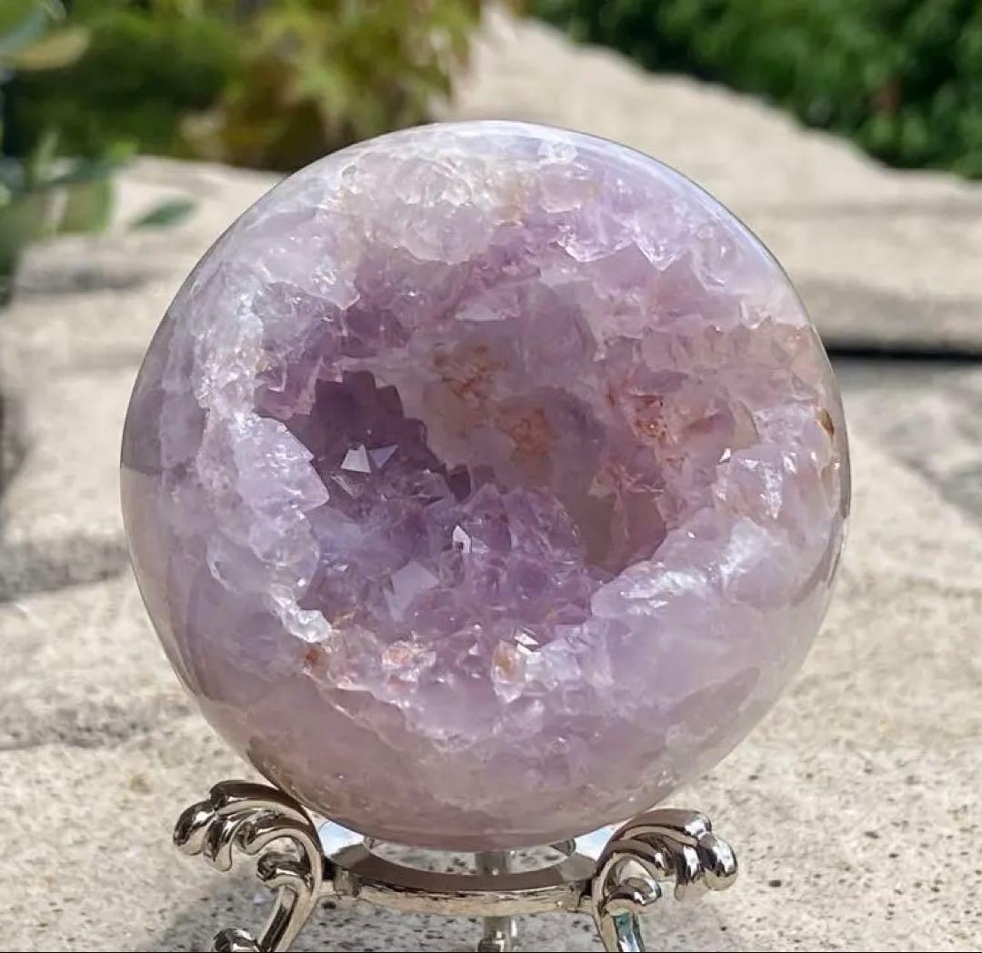 【恋愛運アップ】希少！桜瑪瑙⭐️中アメジストN150