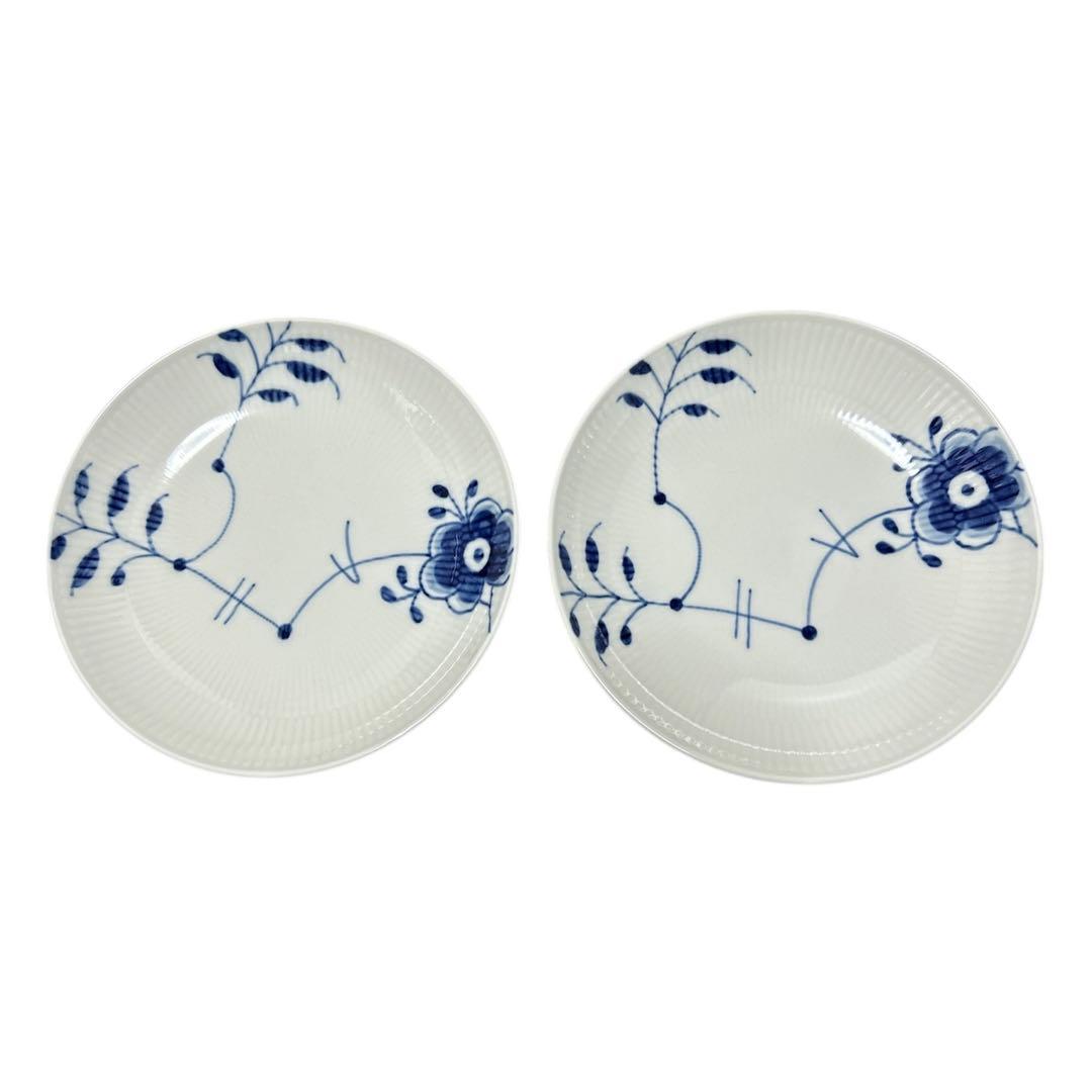   花柄皿2枚とカップ1個セット