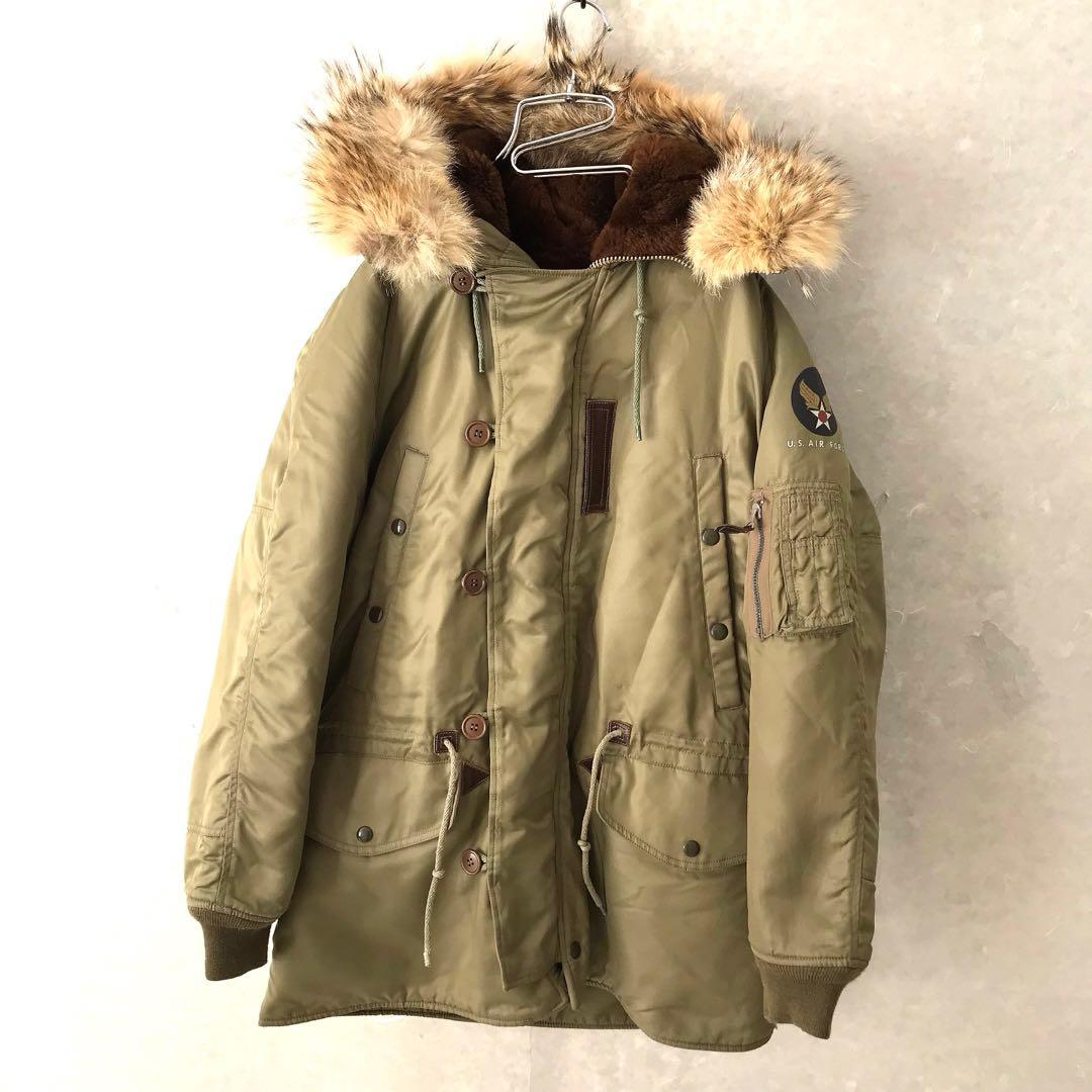 フェローズ CCマスターズ N-3B フライトジャケット レア カーキ L