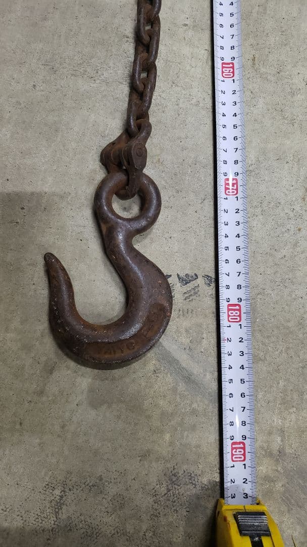 KITO　2.0t    牽引チェーンフック　約1.8m