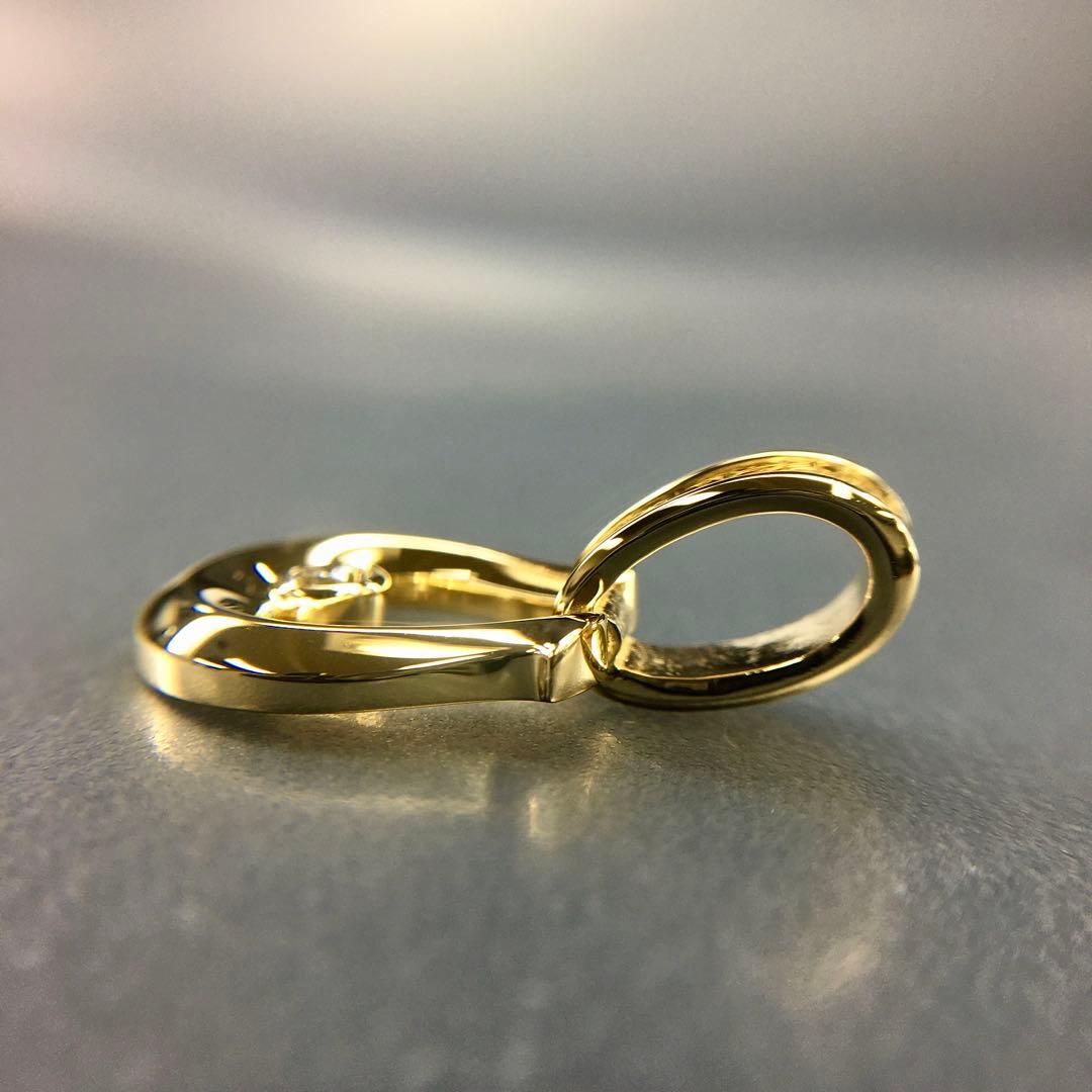 ポテト様の専用ページ　　　K18 馬蹄《M》中央ダイヤ付ペンダントトップ