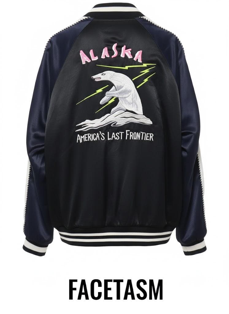 FACETASM ファセッタズム 新品メンズスカジャン4刺繍