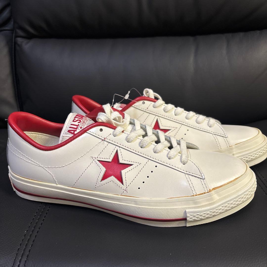 ★新品未使用★ One Star ワンスター ローカット ホワイト/レッド