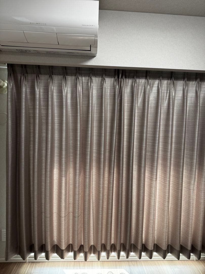 大塚家具購入　高級オーダーカーテン4点セット