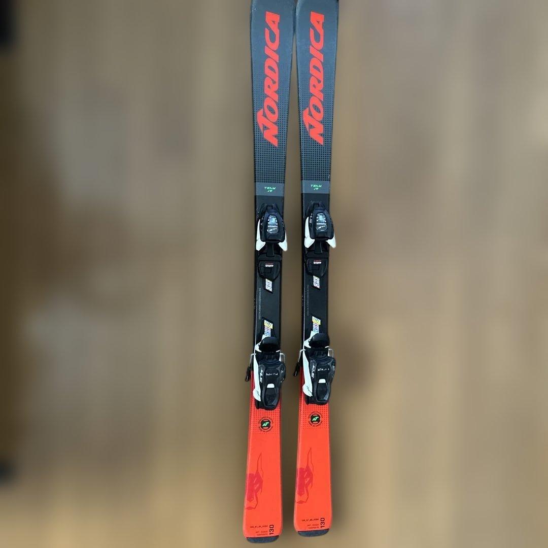 Nordica Team 72？スキー板 130cm 赤黒