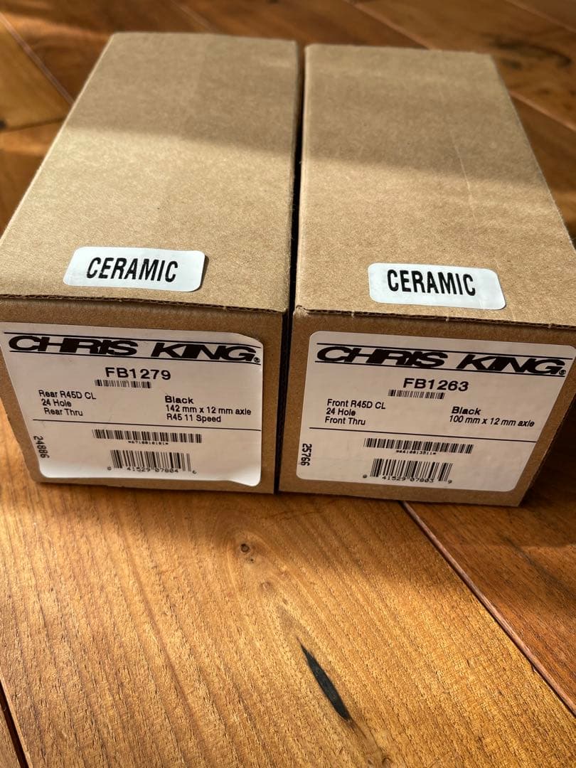 g*o様 CHRISKING R45 DISC 24H セラミック 前後セット