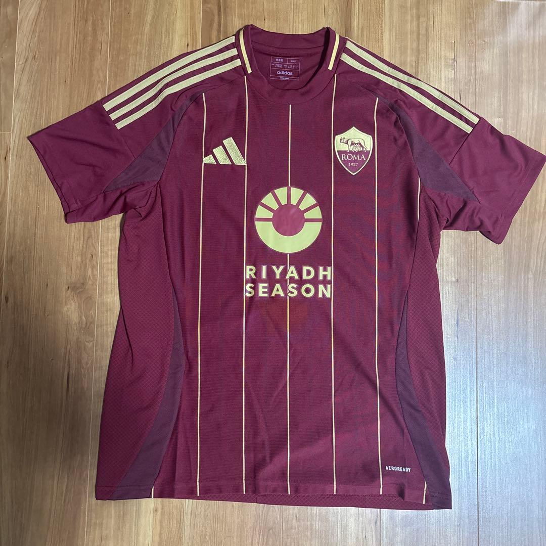 AS Roma サッカーシャツ XL ワインレッド