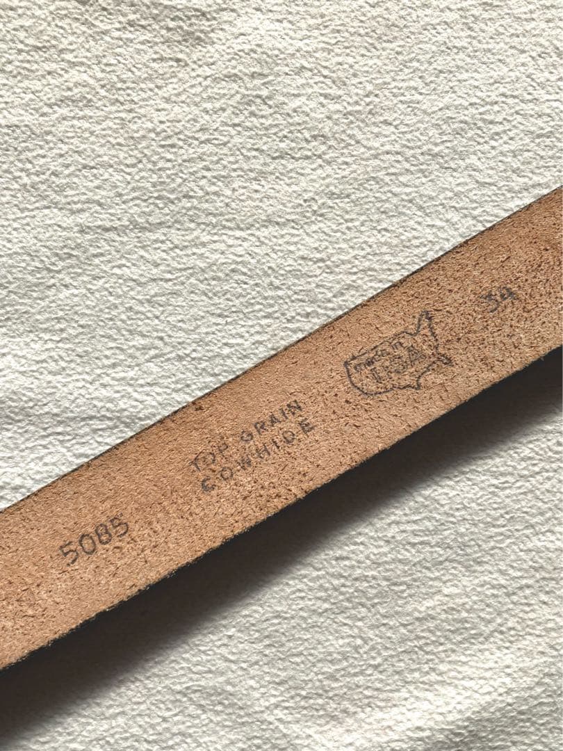 RRL イーグル　マウンテン　カウレザーベルト　ブラウン　サイズW34 USA製