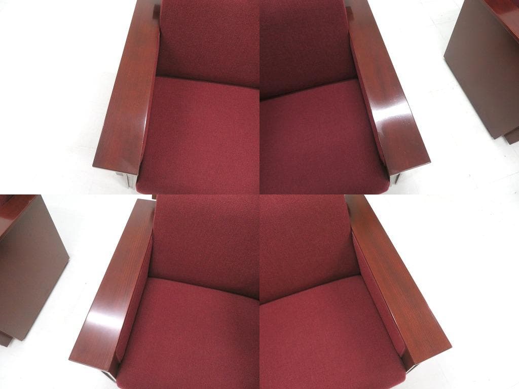 コクヨ　フランクロイドライト　タリアセン　応接　ソファ　テーブル　5点セット