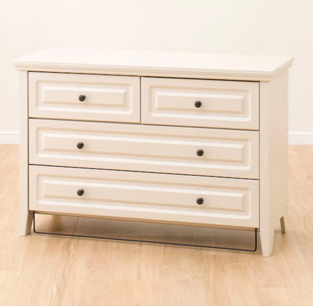 【出品は2/15まで】ニトリ　チェスト(Nキャセイ2 TB 6799 WHW）