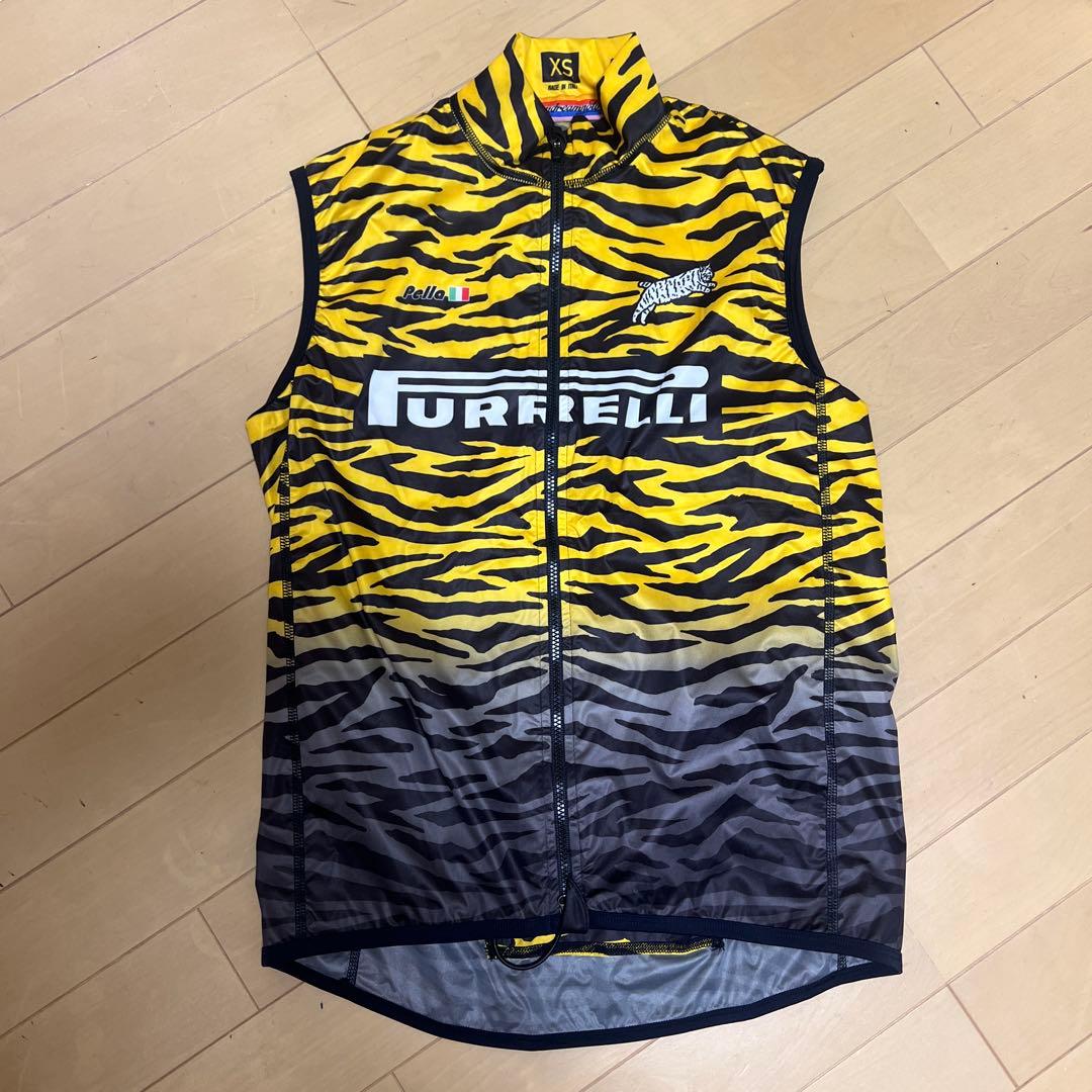 TEAMDREAM bicycling タイガー柄ジレ