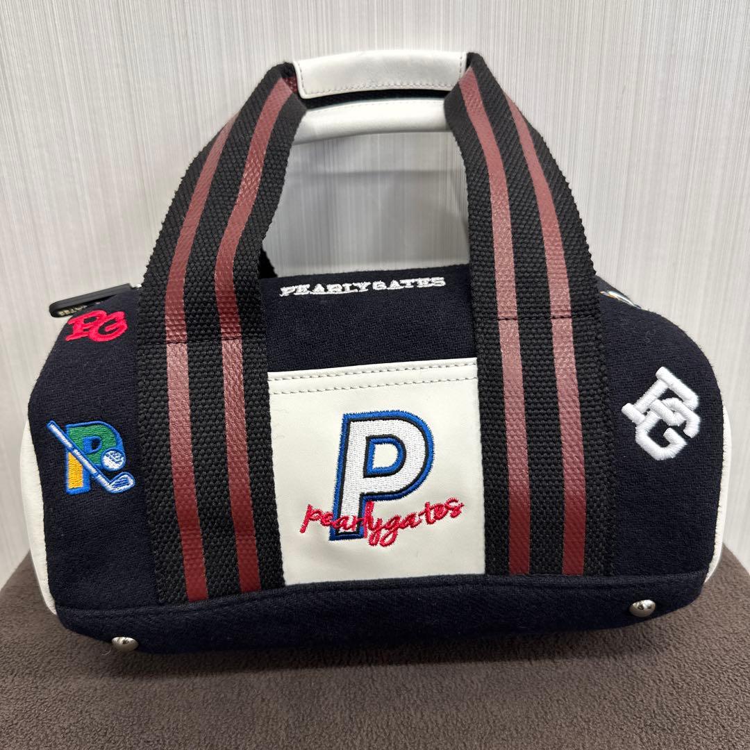 パーリーゲイツ　カレッジワッペン　カートバッグ
