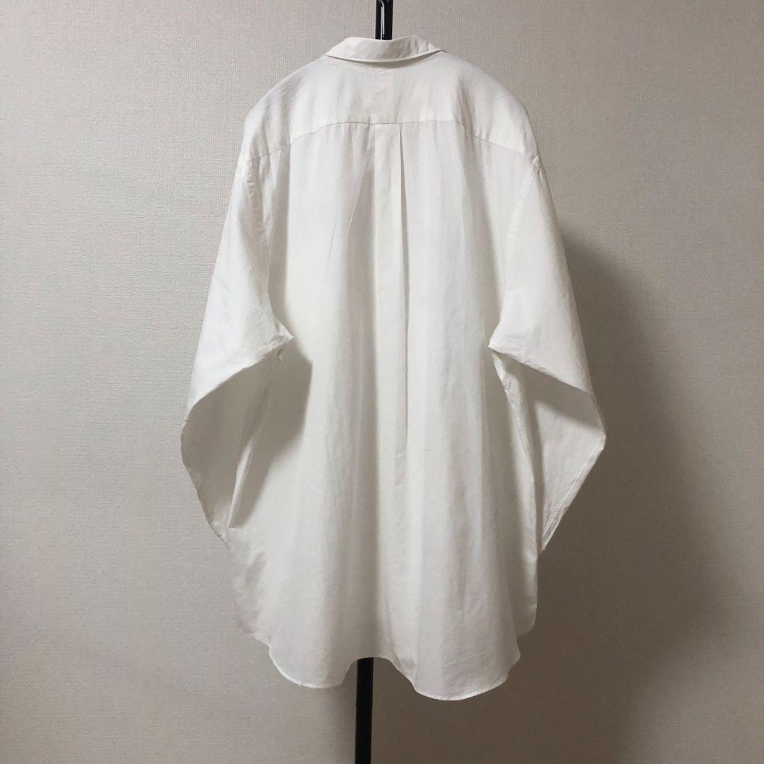 試着のみ✨ 希少 24aw 新型 サイズ5 コモリシャツ　白　comoli