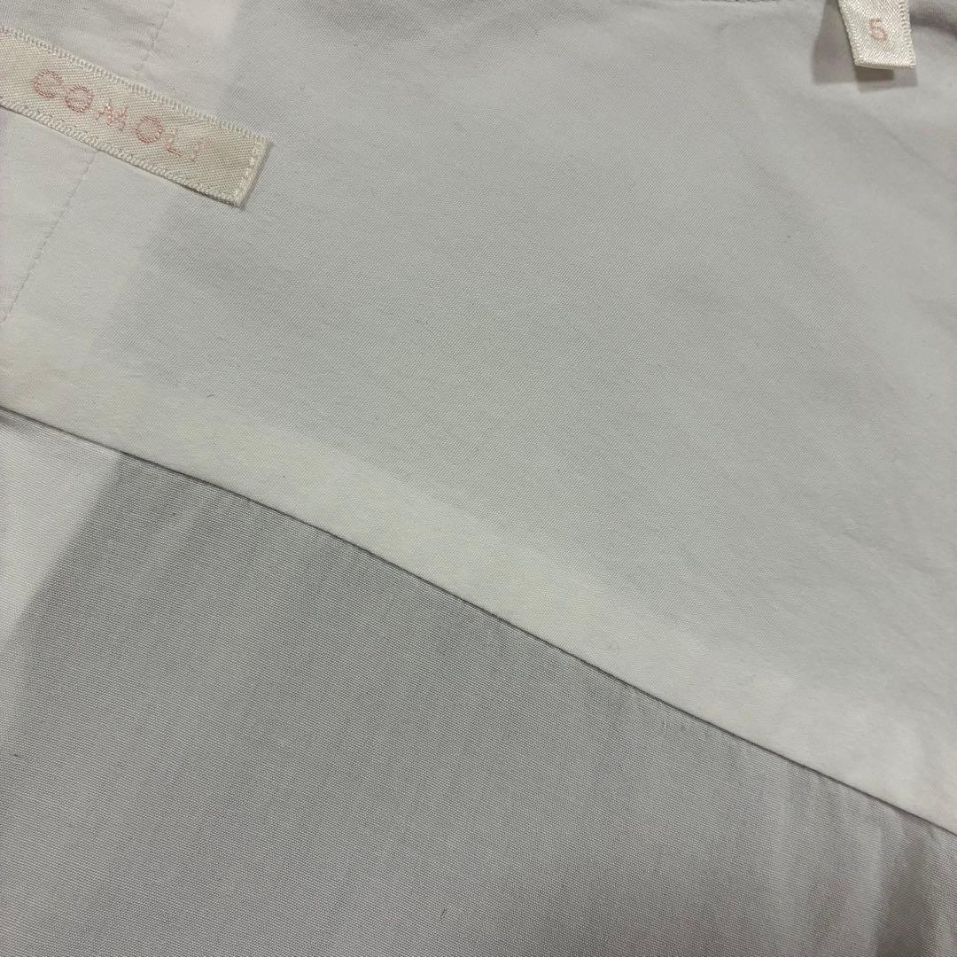 試着のみ✨ 希少 24aw 新型 サイズ5 コモリシャツ　白　comoli
