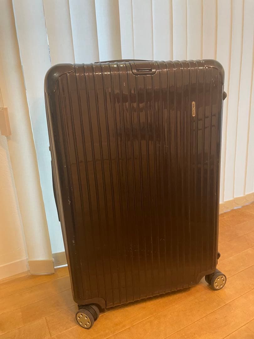 美品RIMOWAサルサデラックス104L/4輪ブラウン