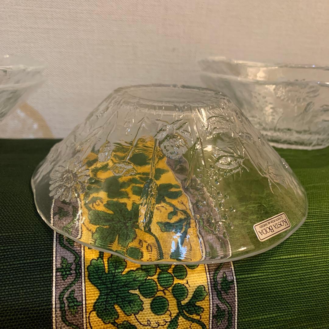 【未使用】コスタボダ　KOSTA BODA デザートボウル 5個　北欧