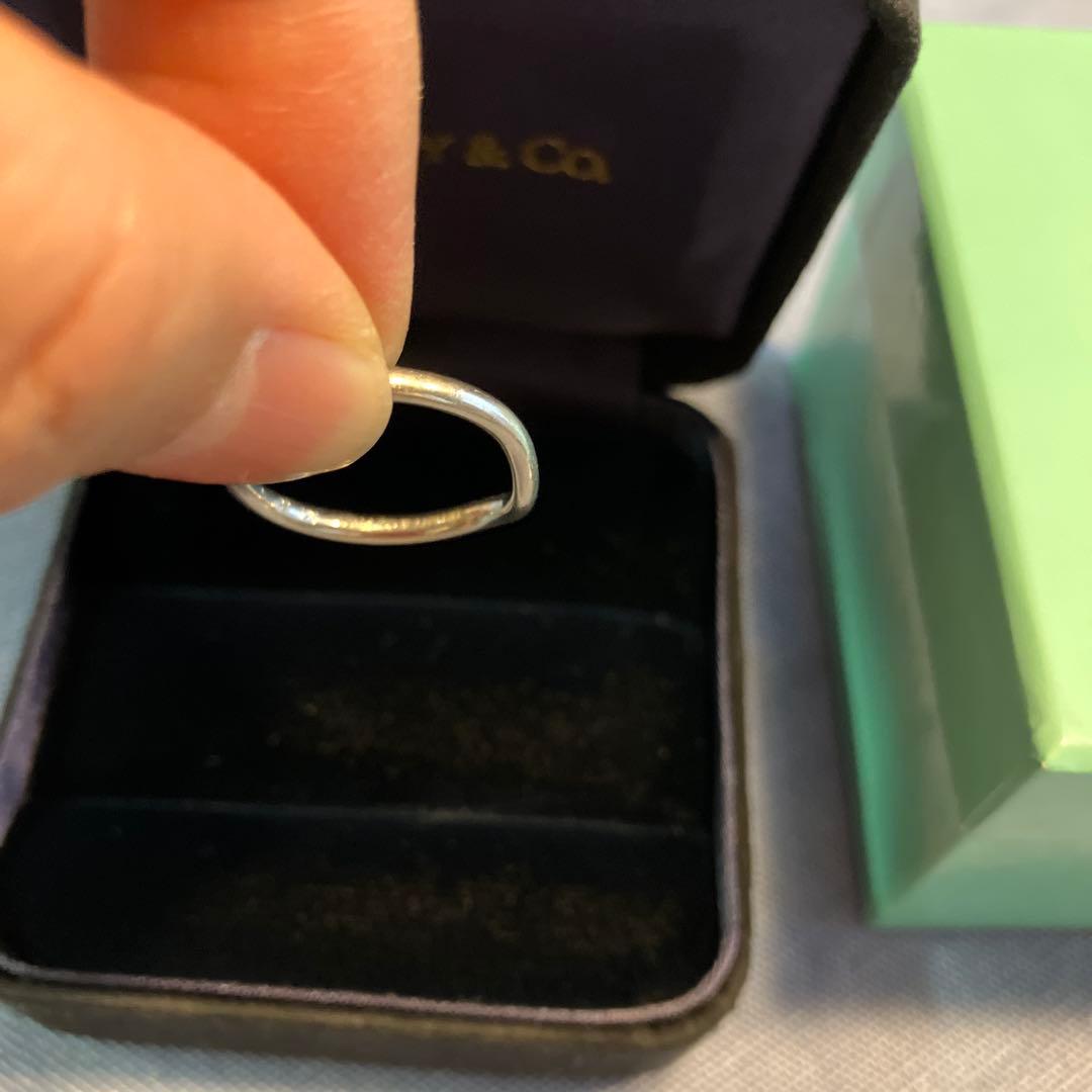 Tiffany & Co. ウェーブデザインリング　ペア