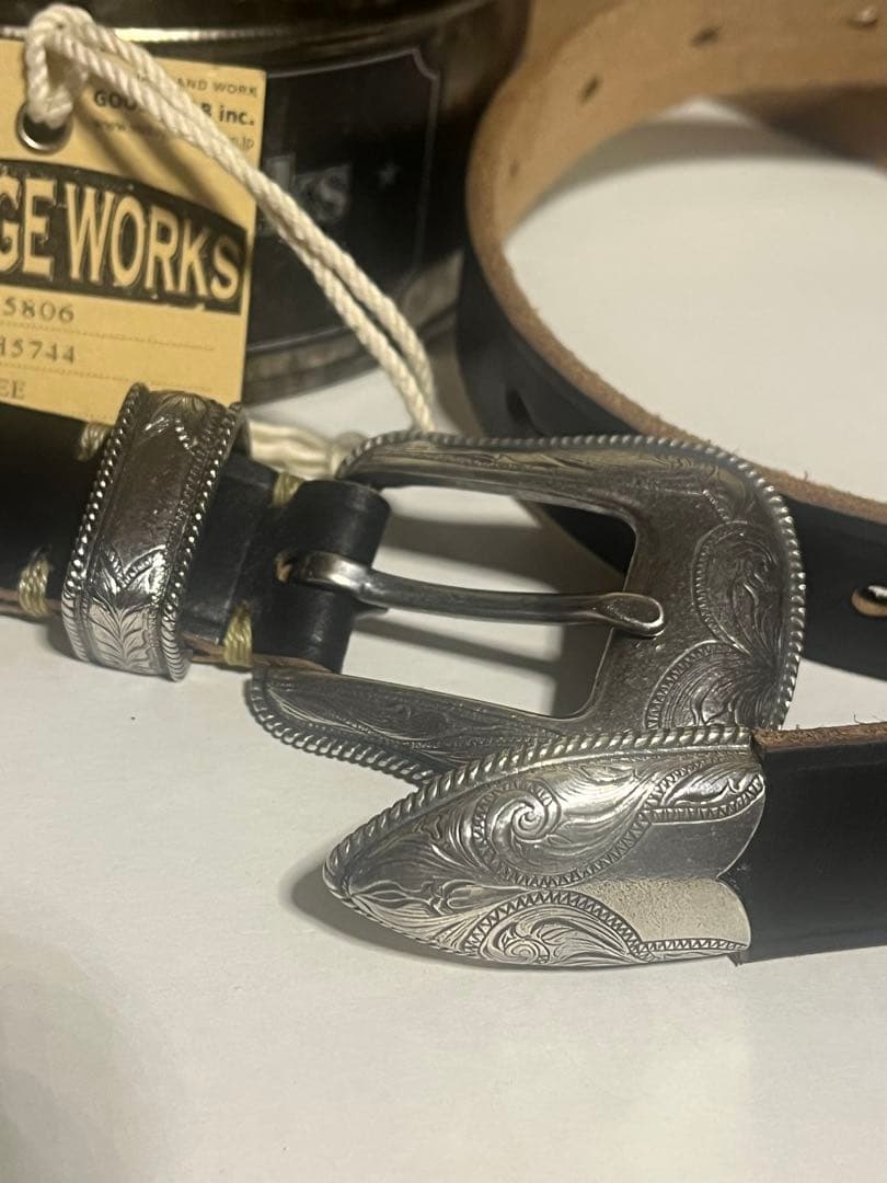 Vintage Worksヴィンテージワークスレザーベルト [DH5744]
