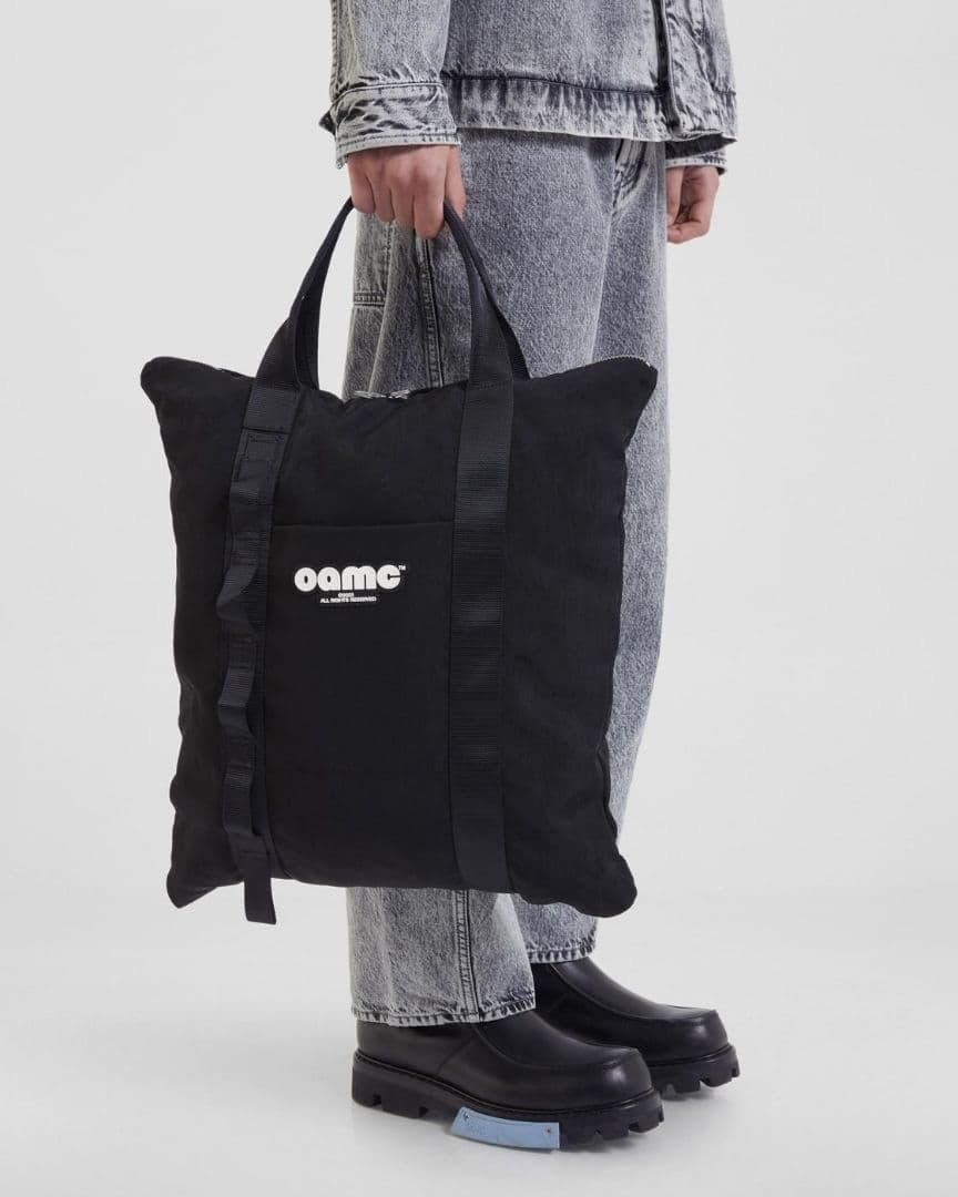 新品未使用　OAMC ブラック トートバッグ ASCENT BAG