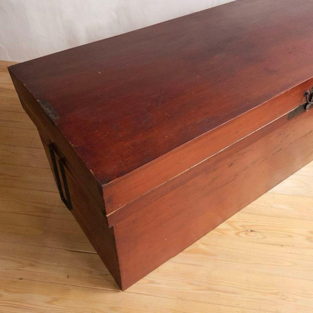 大型　収納箱　横幅約152㎝　ディスプレイ　古道具　古家具　ビンテージ