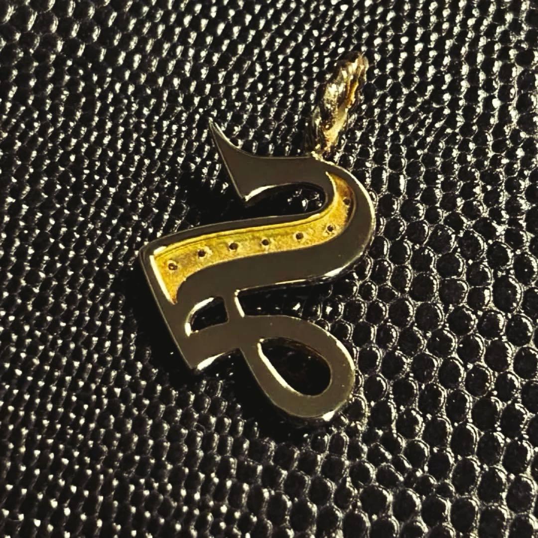 ★期間限定 価格★〈定価35万〉SJX K18 イニシャルチャーム【Ｓ】サイズL