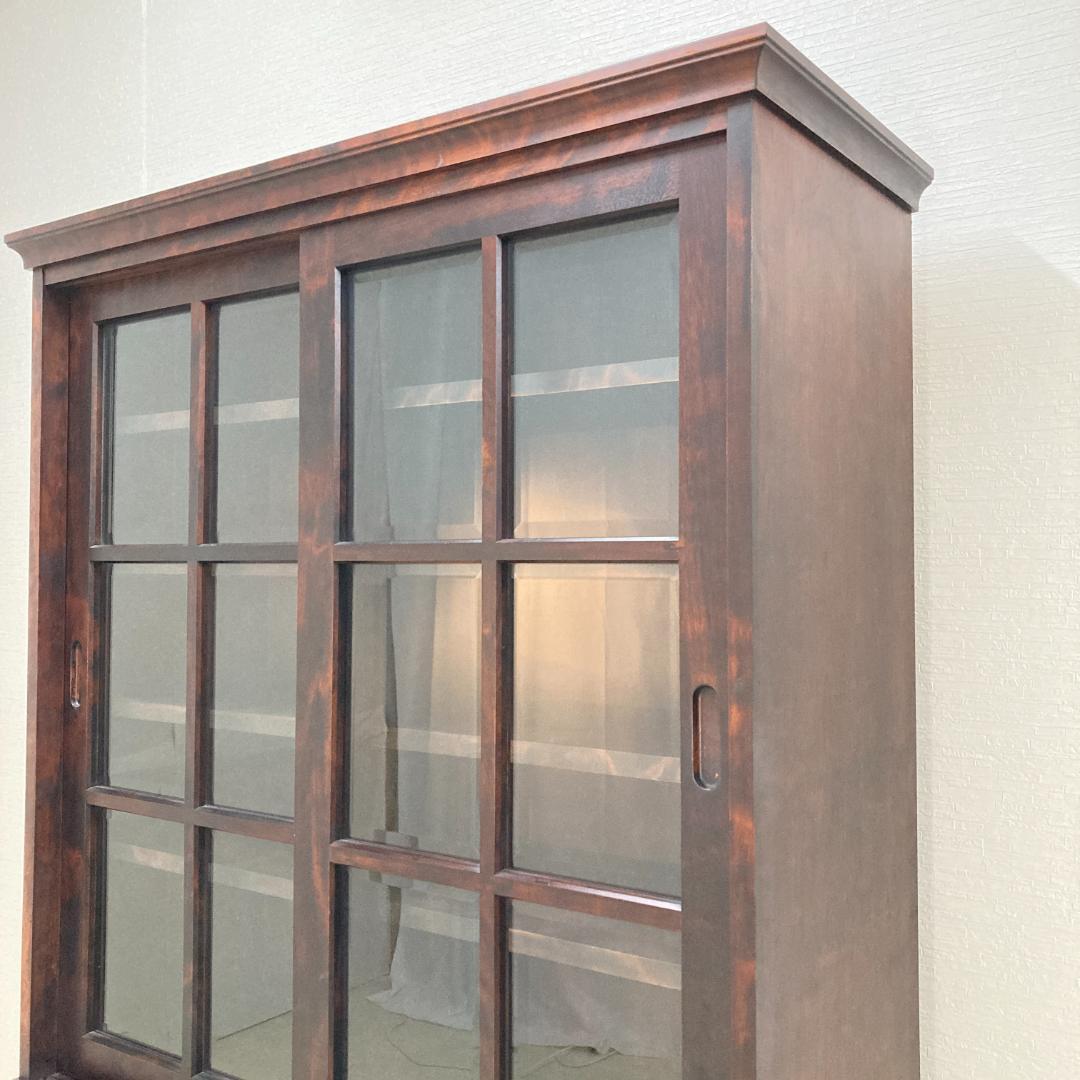 和光　北海道　家具　食器棚　カップボード　キャビネット　書棚　民芸　古民家