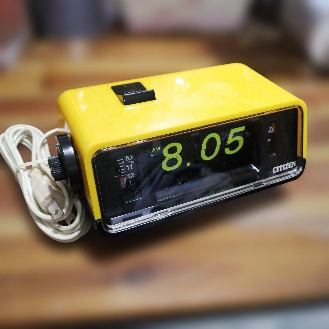 b*o様 シチズン　ハイリーフカーチス　黄色　5RD025　パタパタ時計　新品同