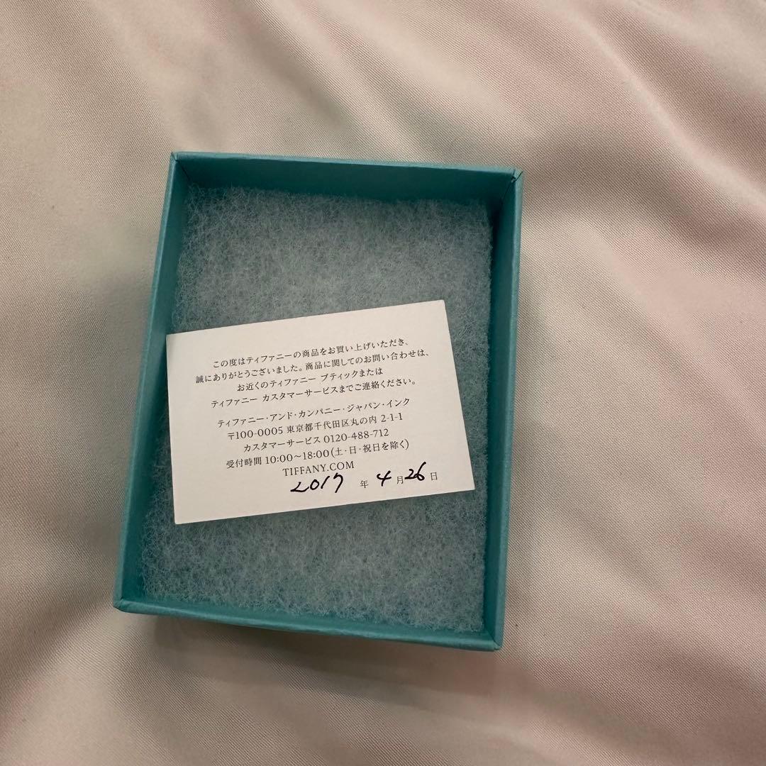 Tiffany ティファニーT スマイル ミニピアス ローズゴールド