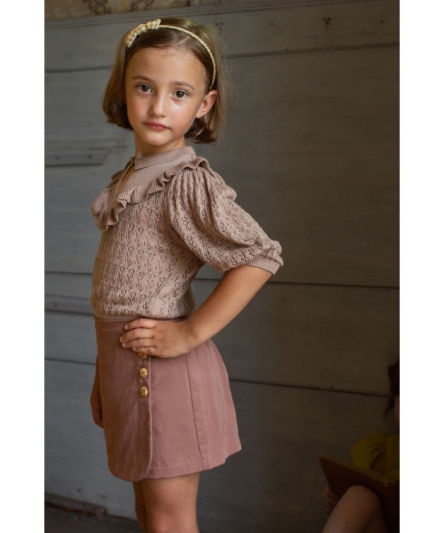 スカート SOOR PLOOM Olive skort henna 6y