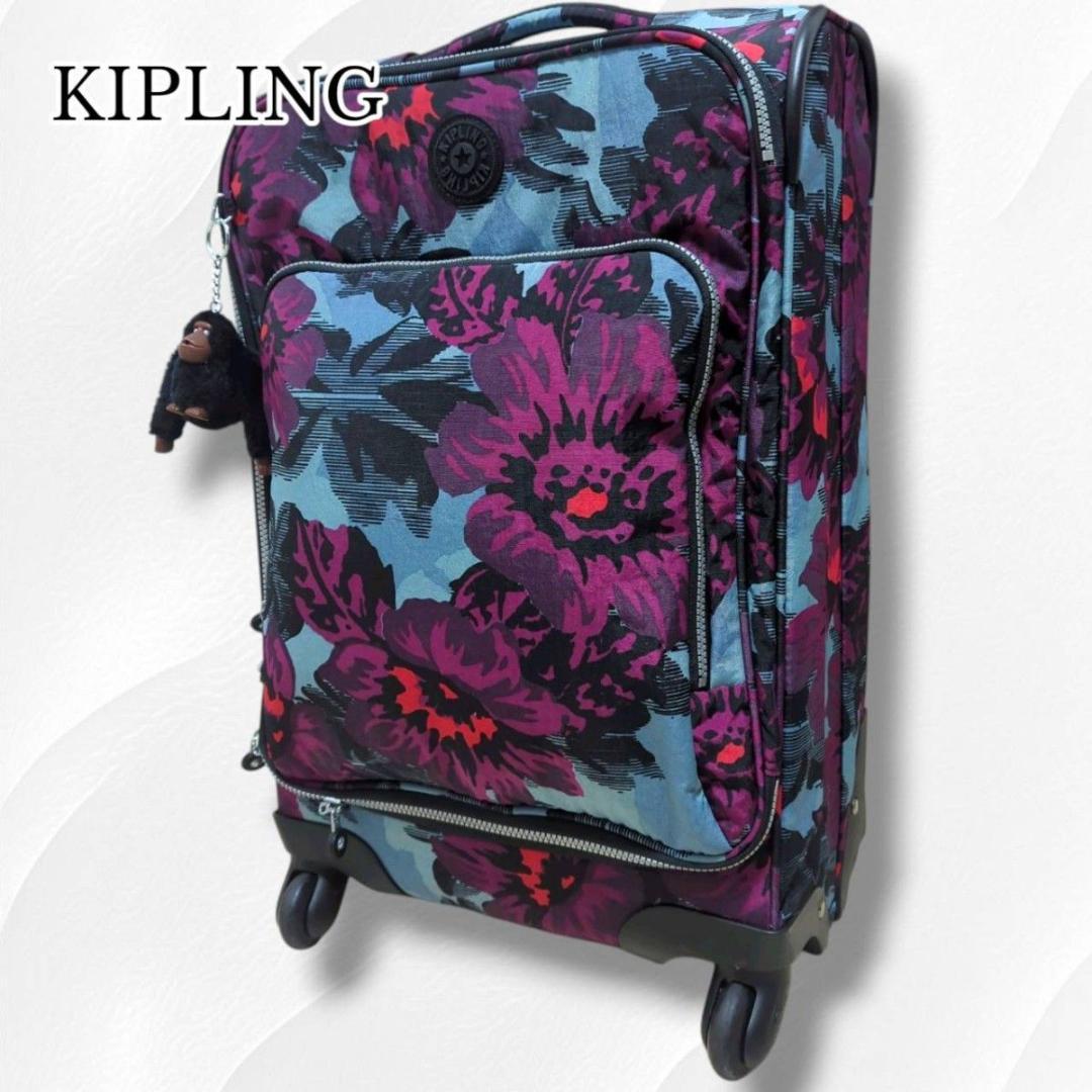 専用　KIPLING キプリング　キャリーケース　スーツケース　旅行カバン　花柄