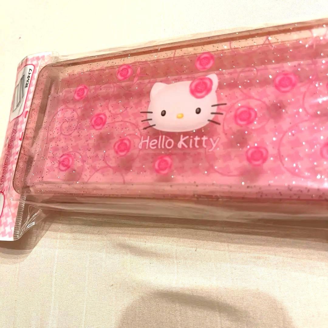 レア‼️ カメリア ローズキティ ペンケース ラメピンク 3段タイプ