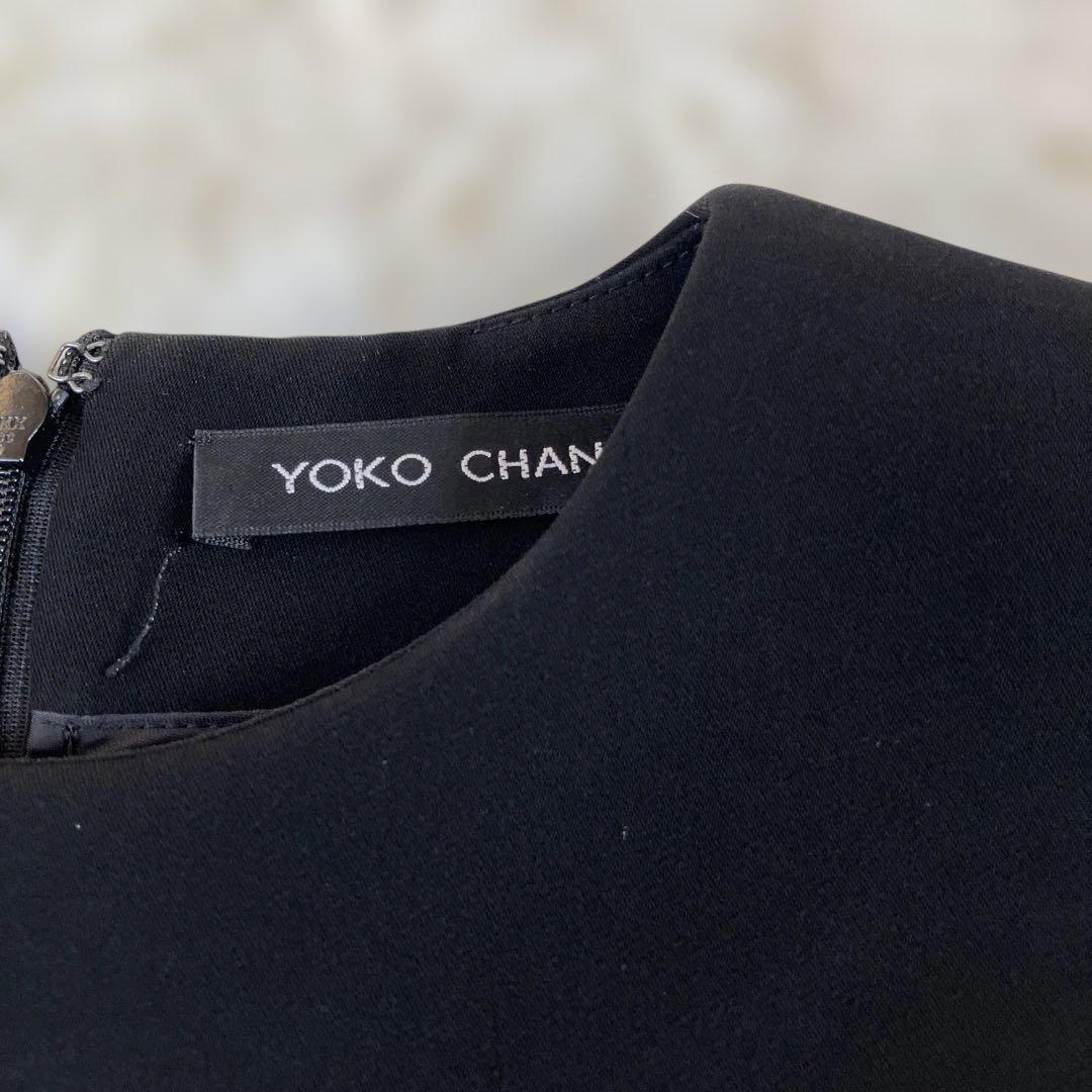 YOKO CHAN ヘムギャザーブラウス　ブラック