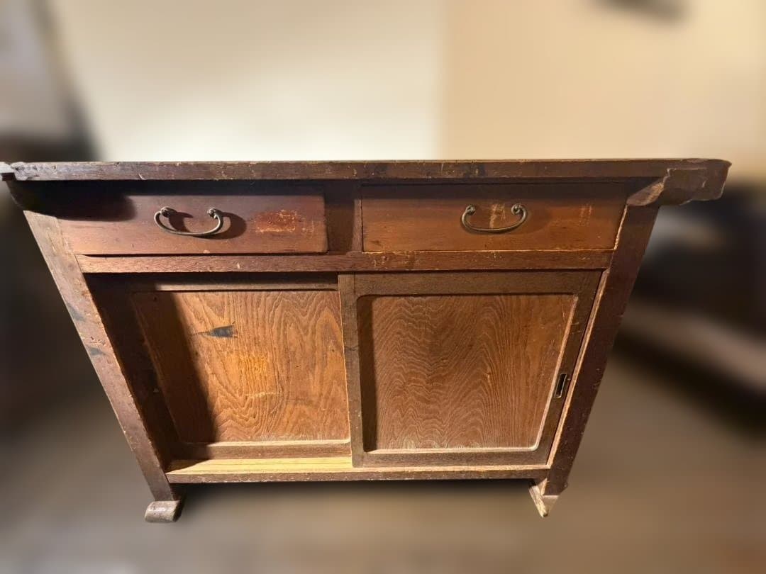 引*マ様 昭和レトロ 小学校 収納棚 木製 キャビネット 学校家具 古家具 ヴィ