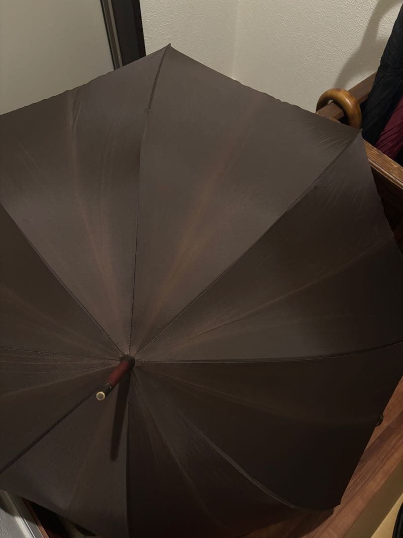Fox umbrellas フォックスアンブレラ　長傘　ダークブラウン