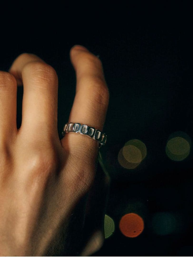 【横尾】Llife BOTTON BAND RING