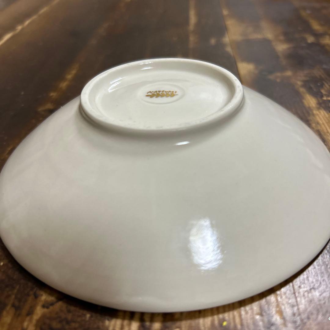 作家　飯野夏実　猫と魚の絵皿　金彩,和紙染め　StudioKarakusa