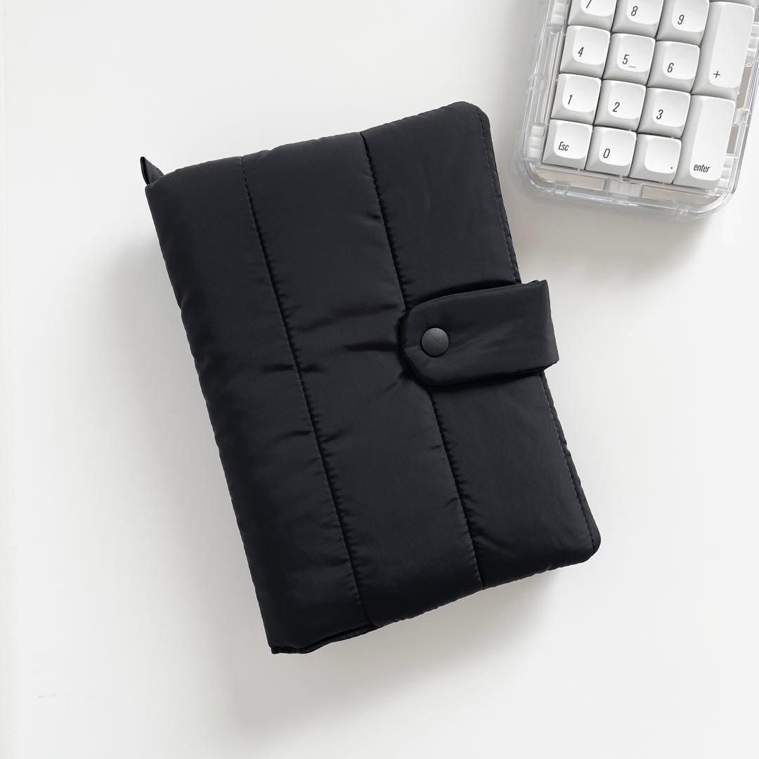 早い者勝ち　韓国　バインダー　カバー　貯金　現金管理　ブラック　リフィル