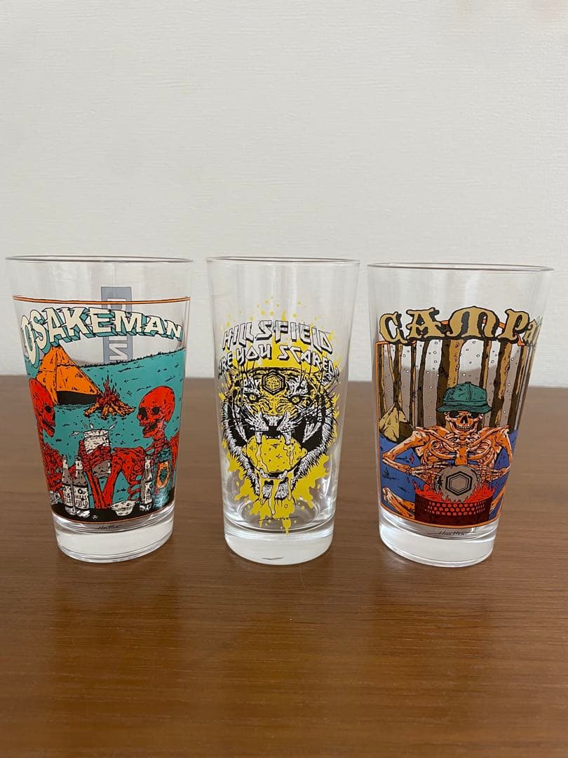 HILLS FIELD ヒルズフィールド　パイントグラス 3点セット