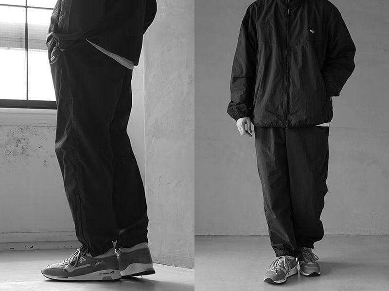 専用　24ss ファーラー 超軽量 ナイロン 裏地メッシュ ジョガー パンツ 黒