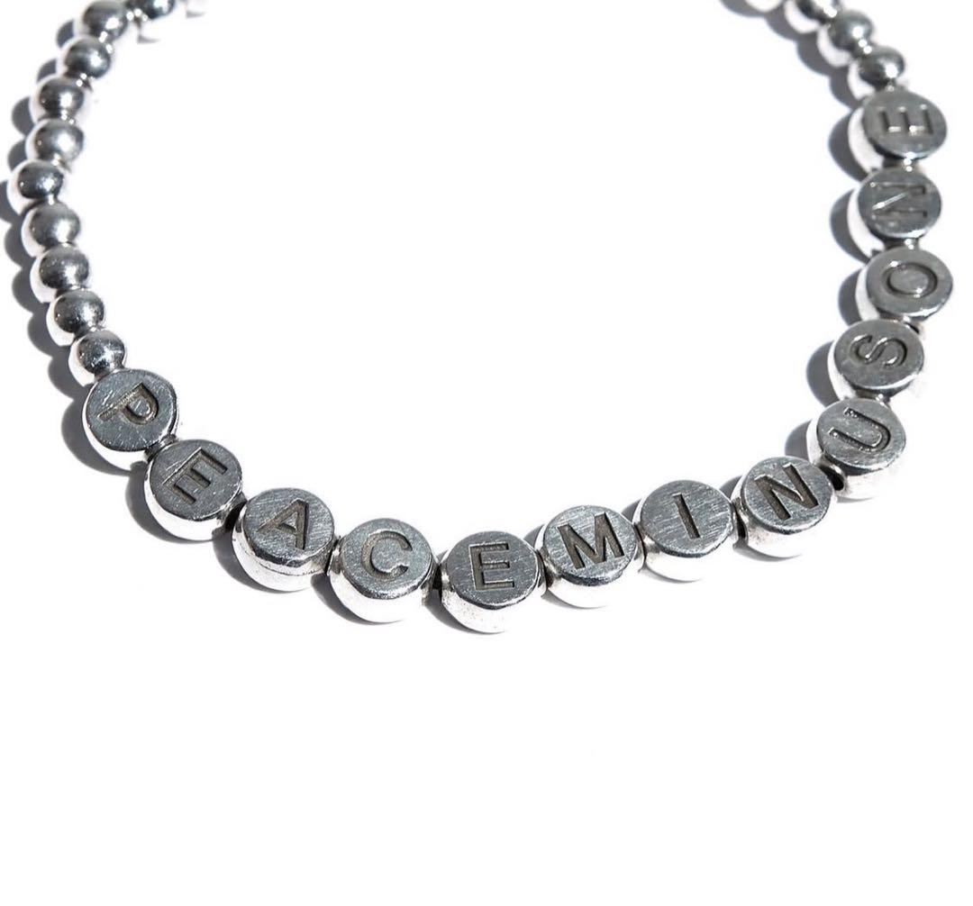 希望価格コメントください！ ALPHABETBRACELET #1 SILVER