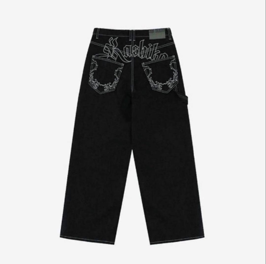 KASHIKO カシコ デニムパンツ ブラック M