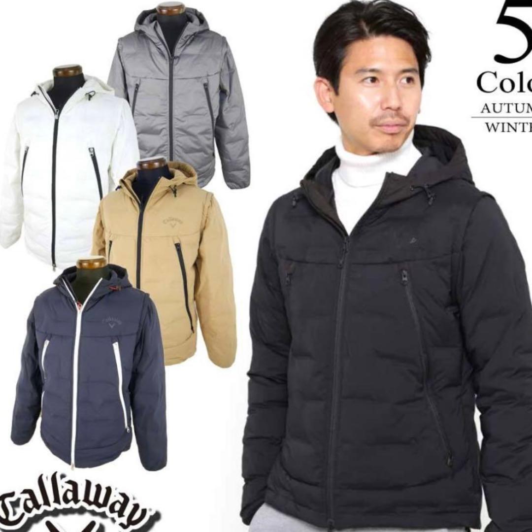 キャロウェイ ゴルフウェア メンズダウンブルゾン