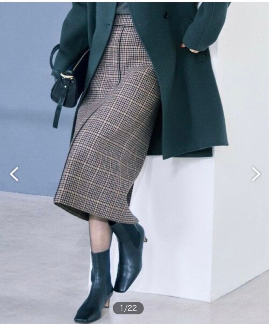 未使用Lサイズ⭐︎27940円　2025秋冬23区　ツイード　見上愛さん着用