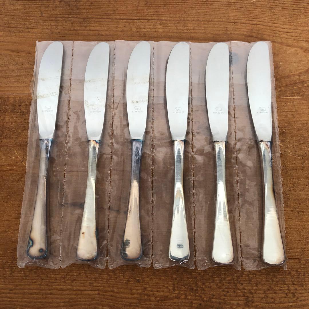 未使用　berndorf ナイフ6本セット　ベルンドルフ　シルバープレート