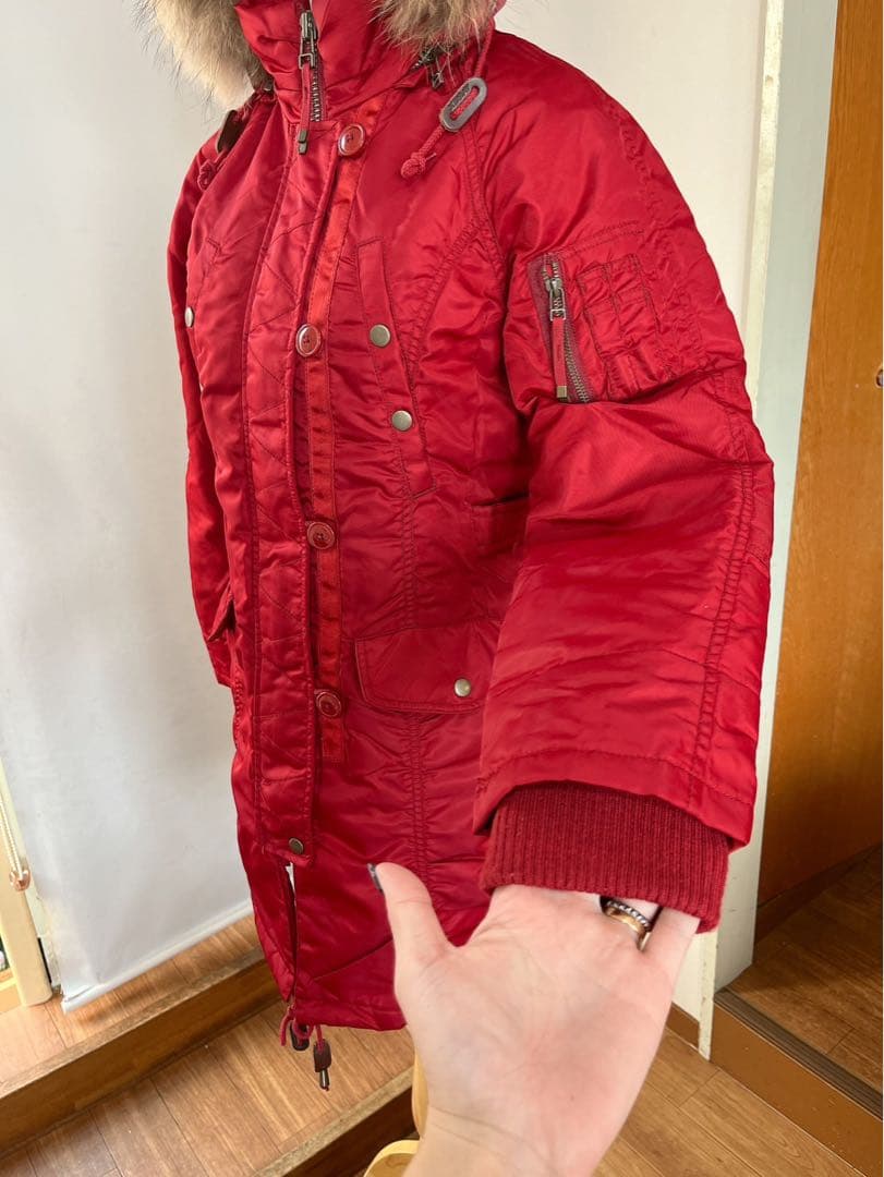 【美品♡】AVIREX N−3B フライトジャケット　レッド